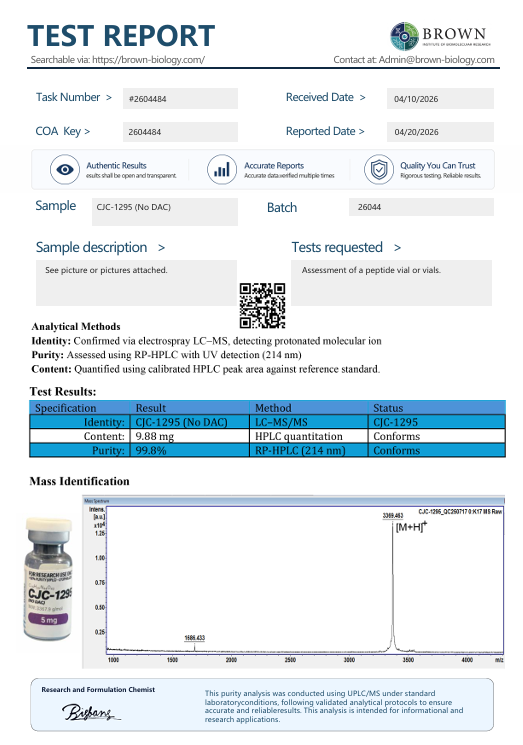 CJC-1295 (W/O DAC) (10mg) - Image 2